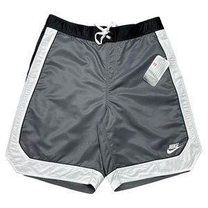 Vintage NIKE Board Shorts / Swimsuit NEW (2003) sz X-LARGE Charcoal Gray